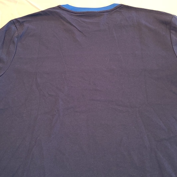 Alfani stretch panel blue T-shirt - Picture 9 of 13
